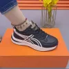 Ankela Red ultra-light running shoes for women's shoes in the spring and autumn of 2025, featuring a new style of fashionable casual sports shoes with leather surface Specification image